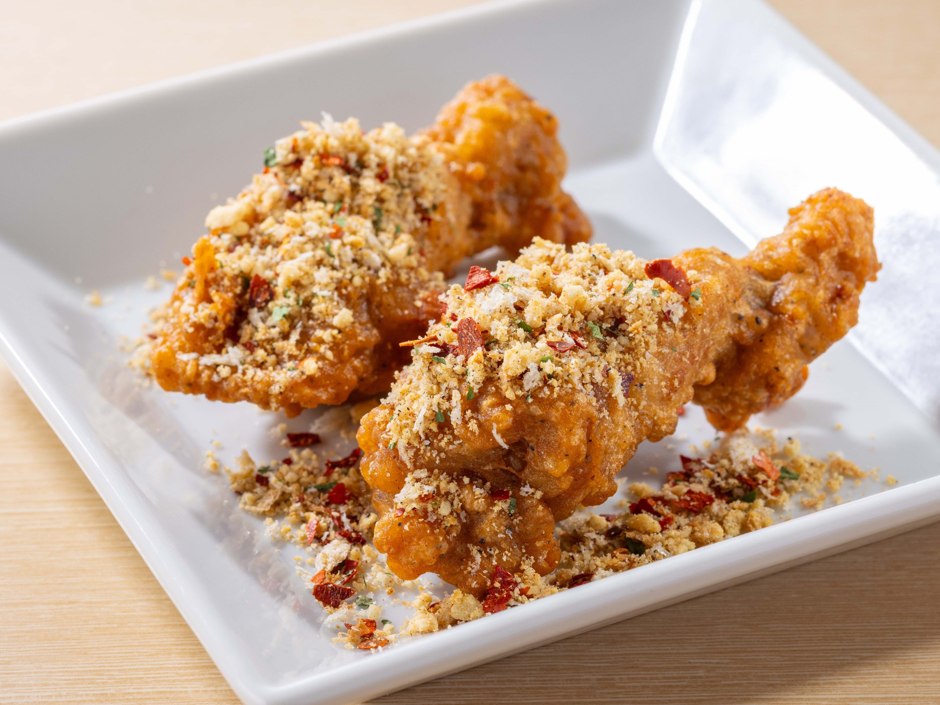 スパイシーな金沙粉付き！（別添え）