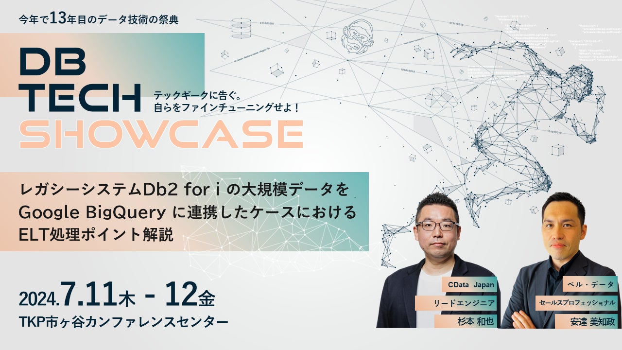 CData は『db tech showcase 2024』に登壇・スポンサー出展します | CData Software Japan 合同 ...