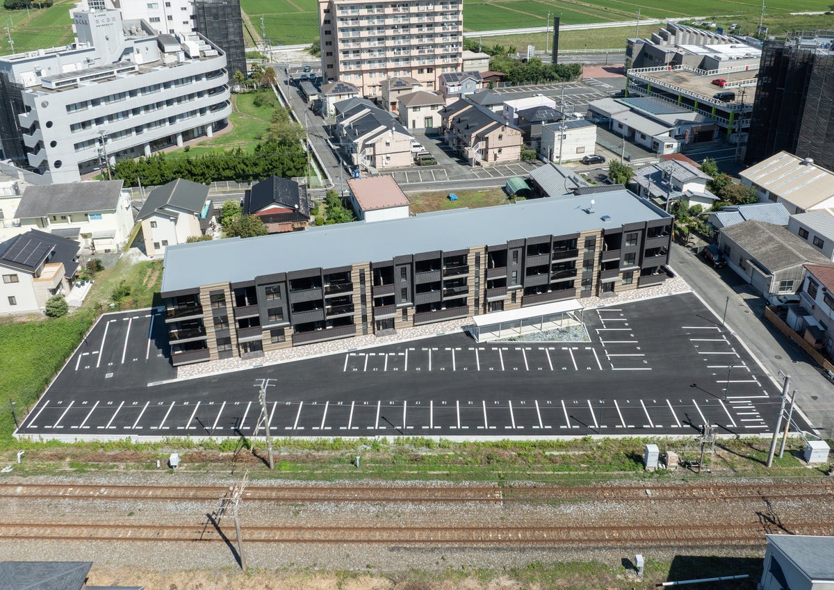北九州・朽網駅徒歩8分に新築賃貸マンション「Muu.朽網駅北」が竣工 全24戸、駐車場は1戸につき2台以上