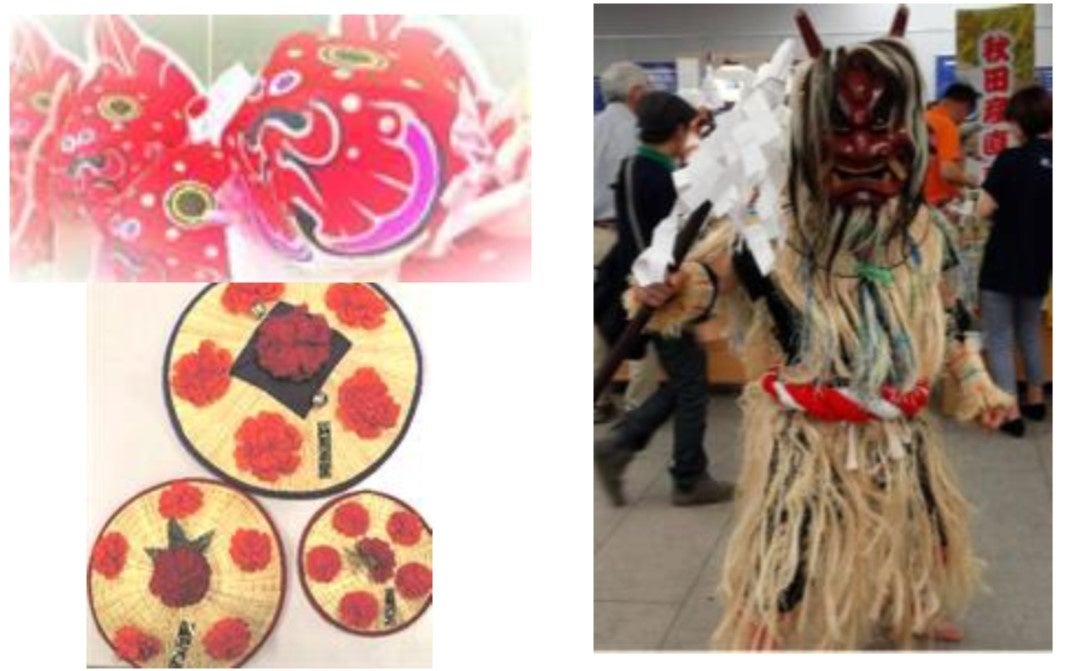 山形の花笠や青森の金魚ねぶたなどの会場装飾を実施し 東北の魅力を発信します。秋田からなまはげも登場！