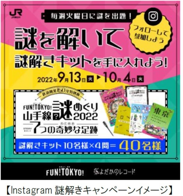 FUN！TOKYO！山手線謎めぐり2022 “7つの奇妙な足跡”～鉄道開業