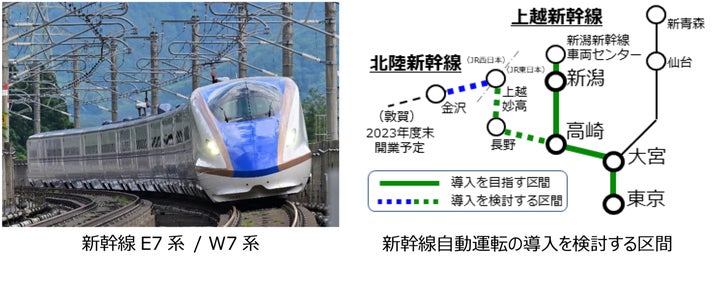 JR東日本とJR西日本は、新幹線の自動運転について技術協力します JR東日本とJR西日本は、新幹線の自動運転について技術協力します