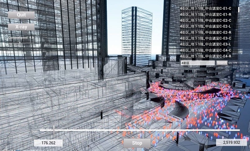 ＜防災シミュレーションイメージ＞