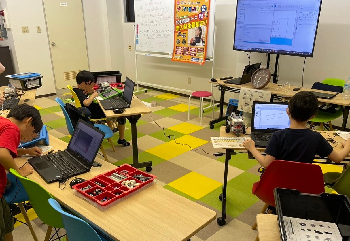 ▲「プログラボ」授業の様子