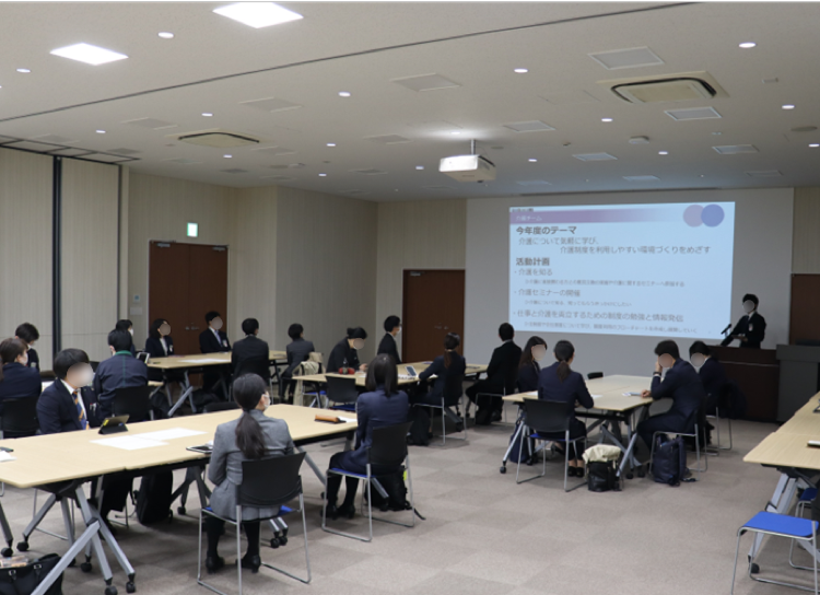 意識改革・理解の輪を「広げる」取り組みの一例 （社内勉強会の風景）