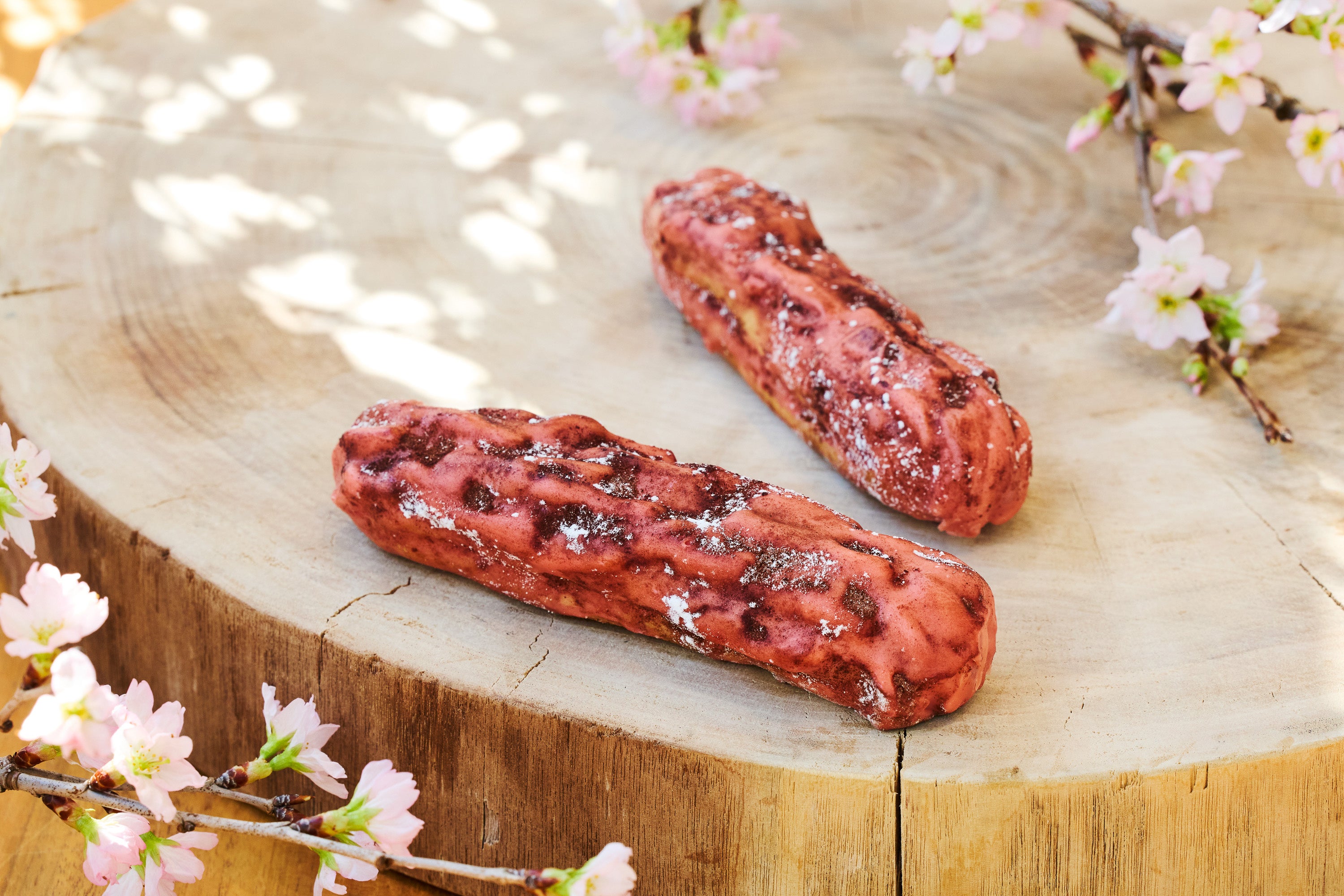 桜スイーツ_赤紫蘇エクレア