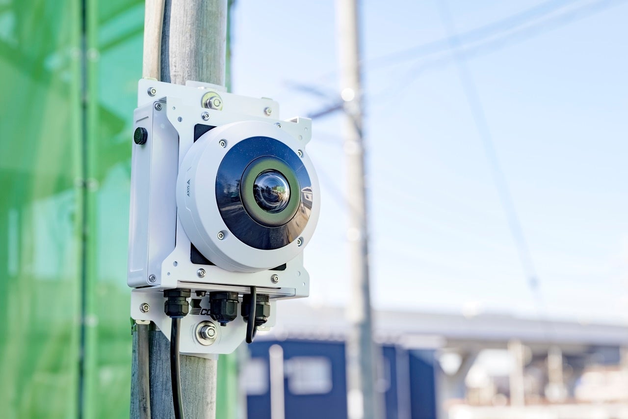 設置したカメラの風景