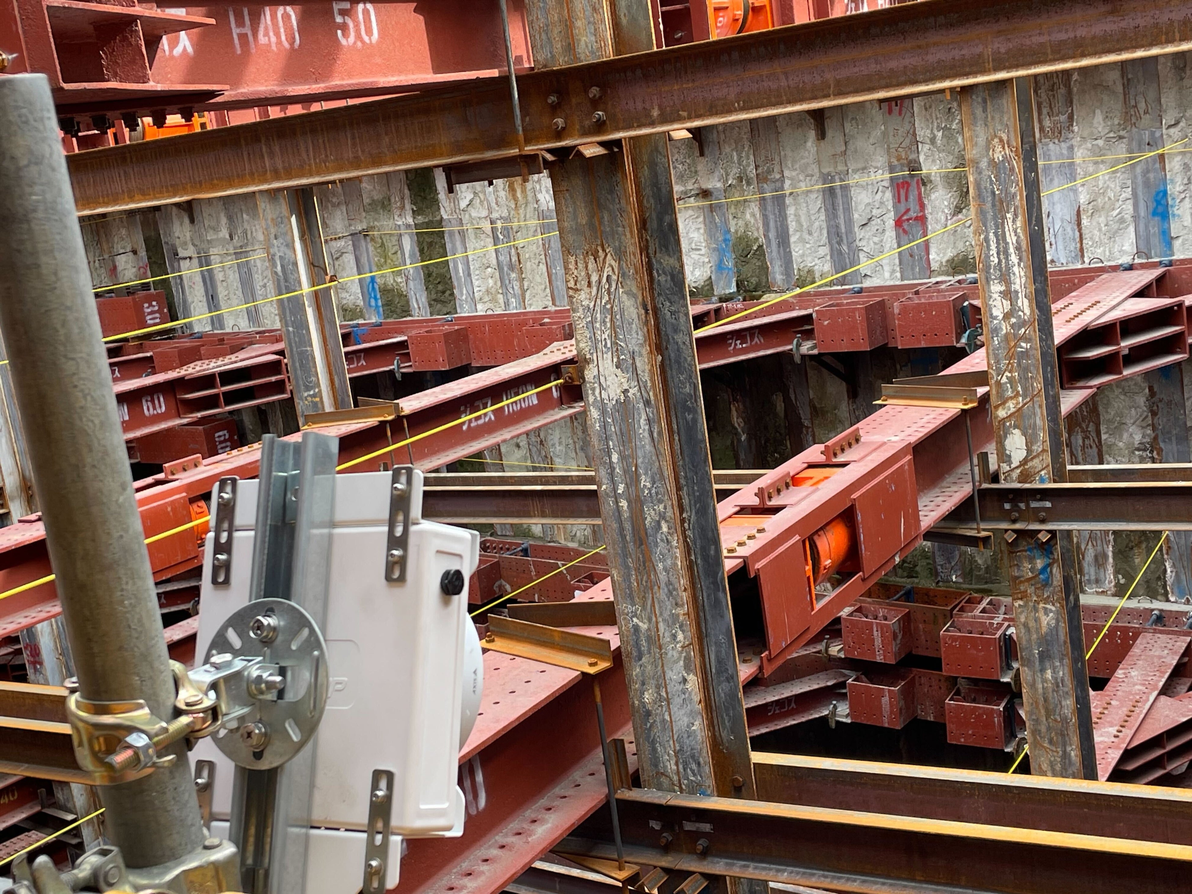 実証期間後半に設置したカメラの風景