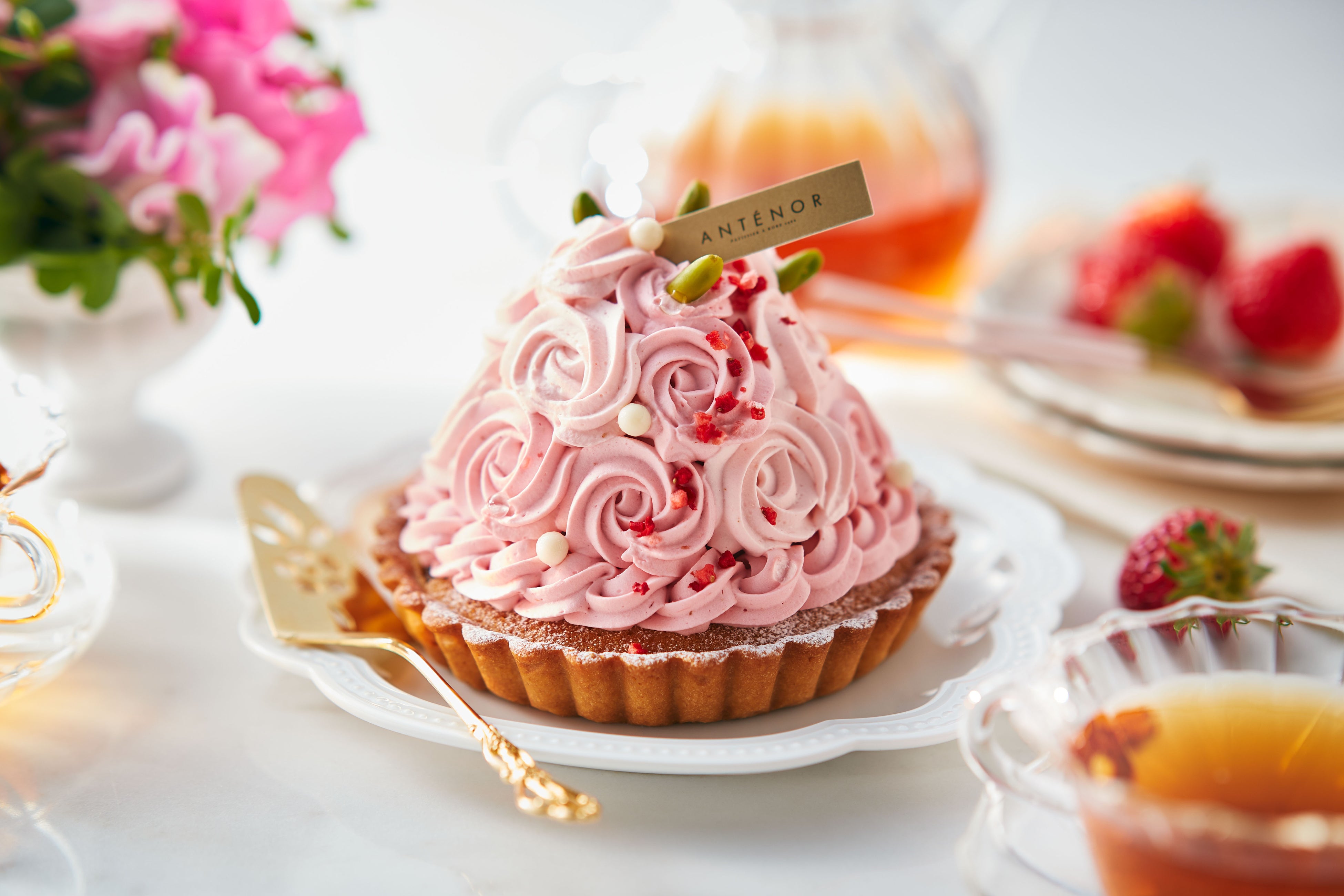 【いちごタルト】ボタニカル バター & オイル あまおうたっぷり！本格いちごタルトの作り方 Strawberry Tart