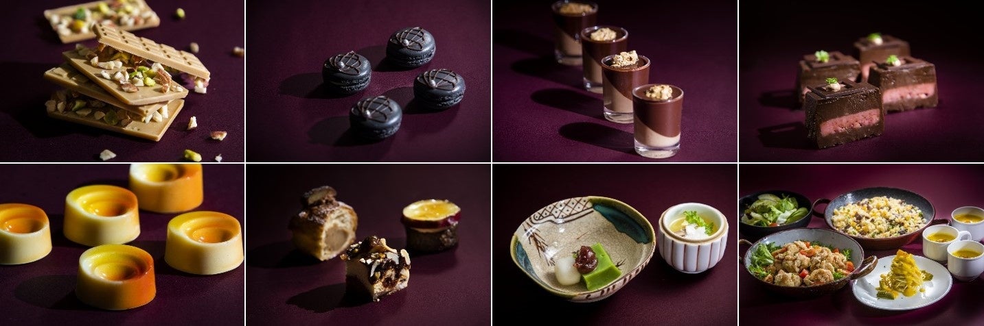 秋の食材×チョコレートスイーツ＆ライトミール合計約50種類