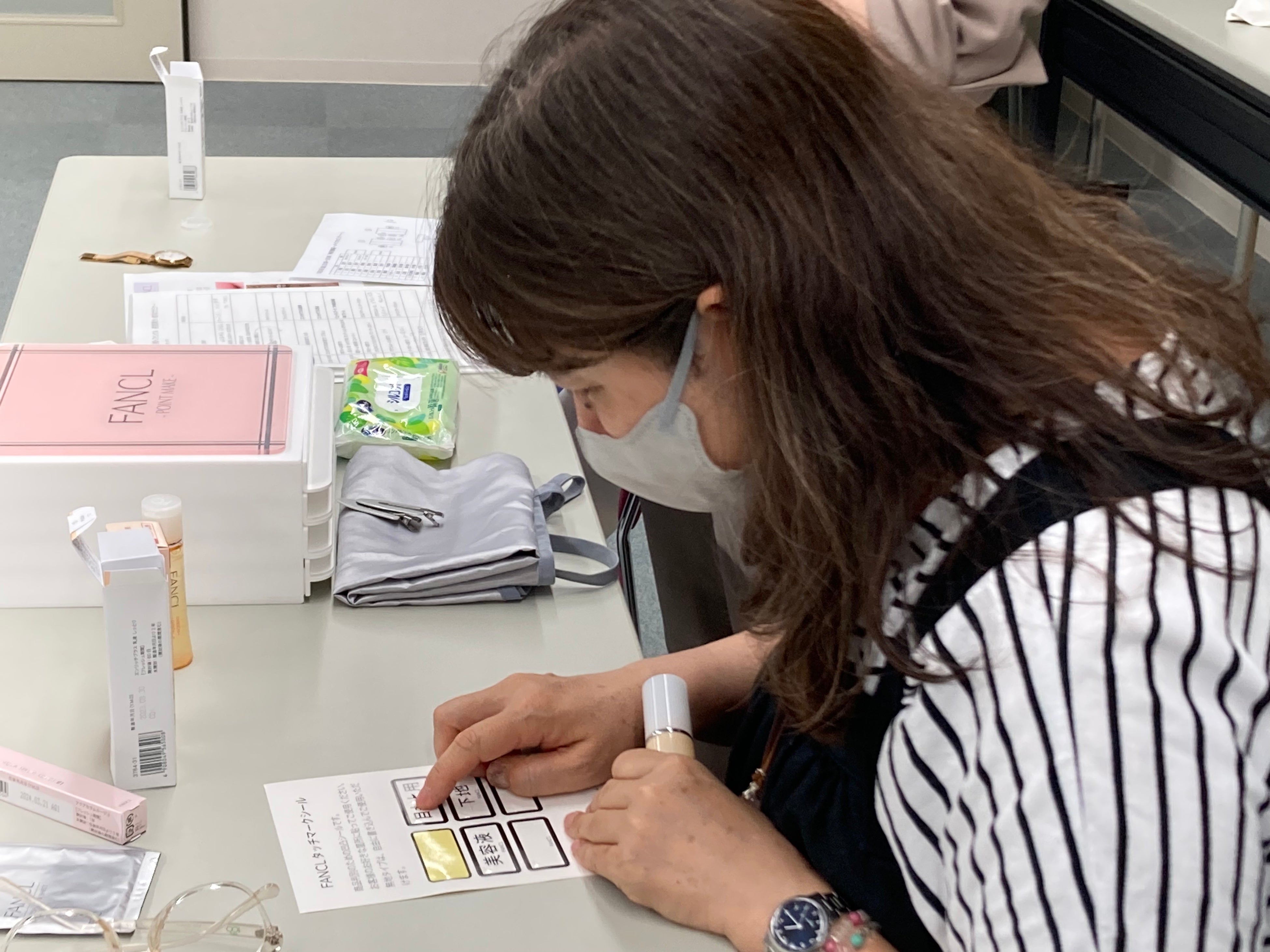 タッチマークシールを実際に確かめてみました