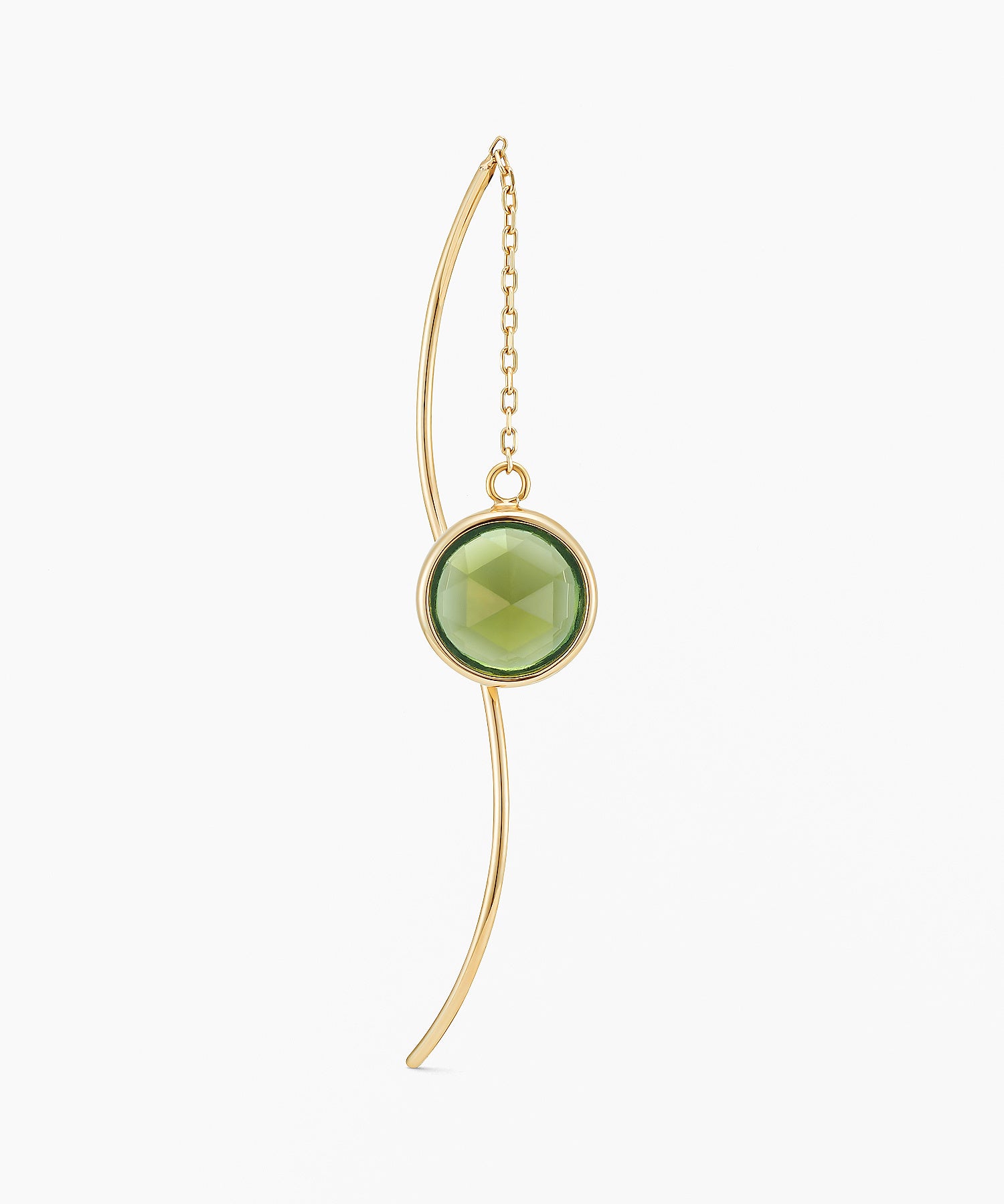 K10YGトルマリンハーフピアス：￥33,000