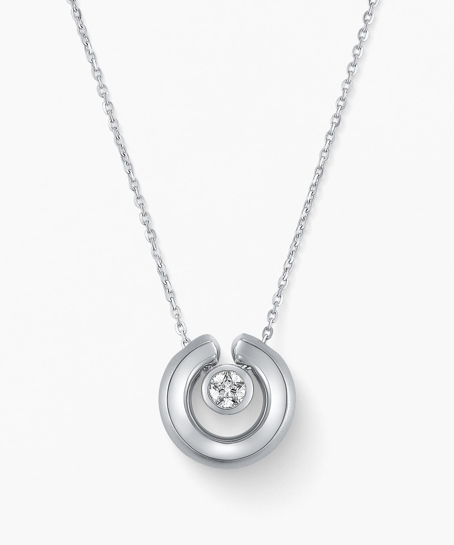 Pt950／Pt850 ダイヤモンド ネックレス