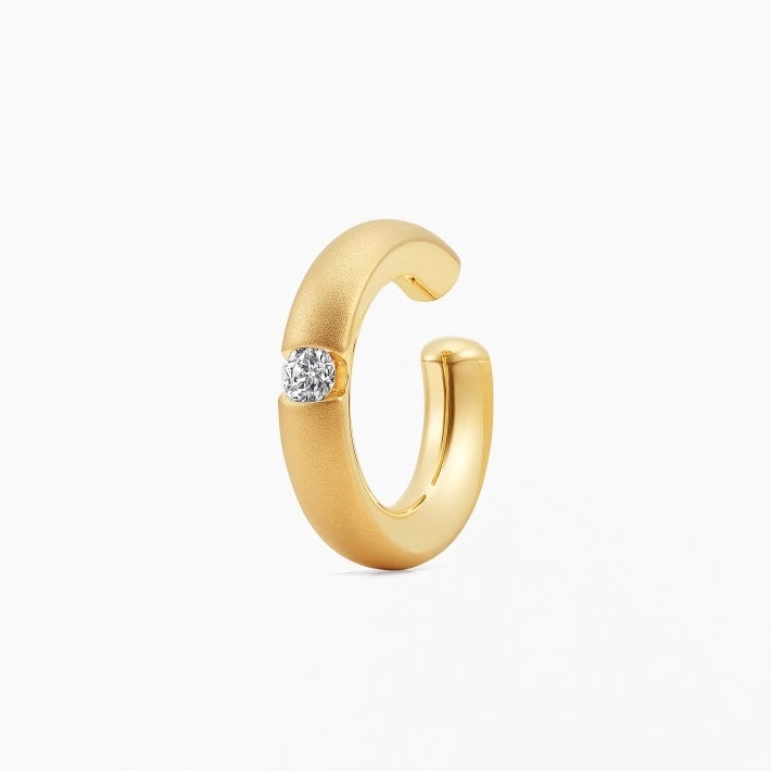 K18YG ダイヤモンド イヤーカフ