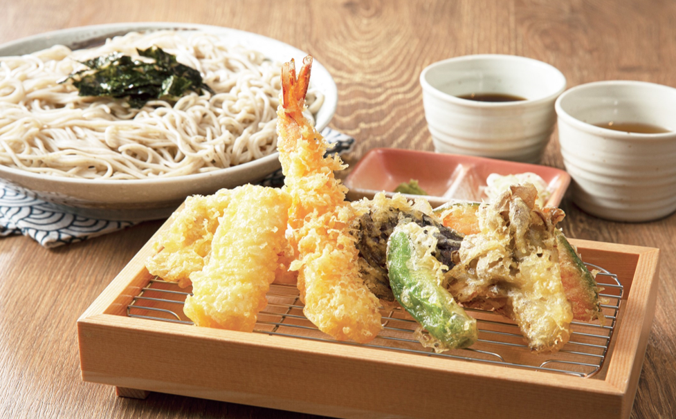 “まつ井”天ぷらせいろ蕎麦　1,190円（税込）