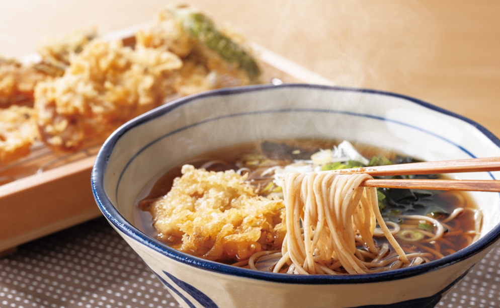 “まつ井”とり天蕎麦　1,020円（税込）