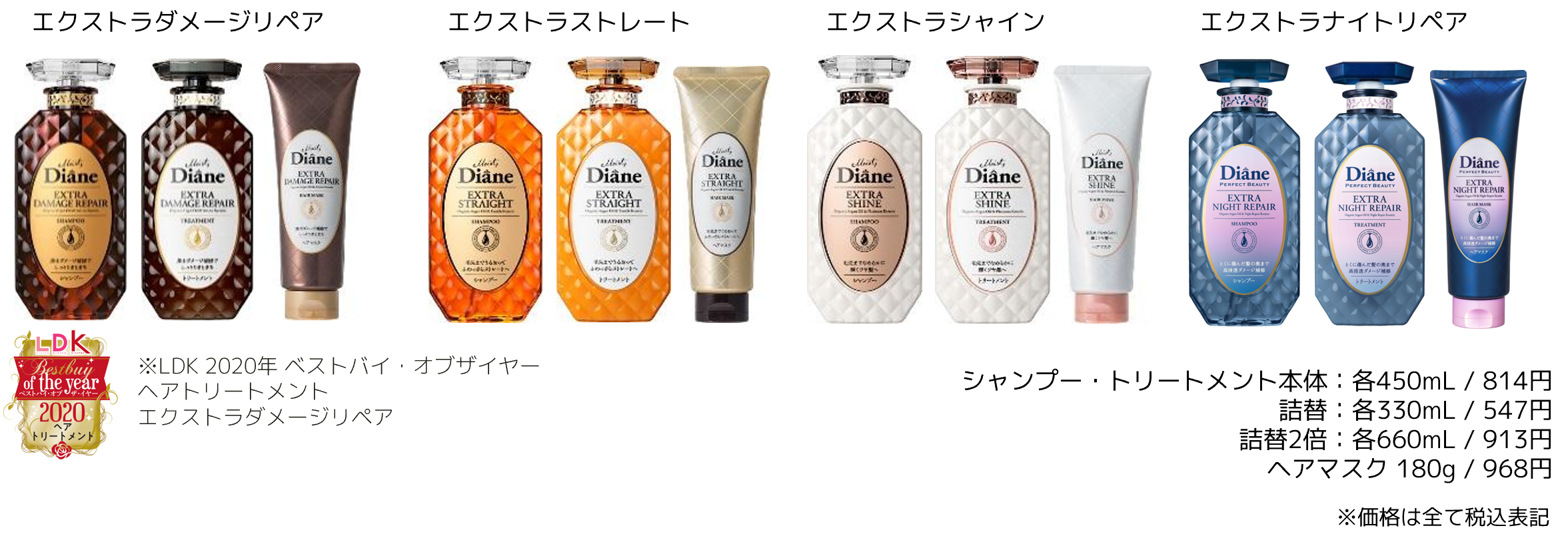 4年連続売り上げNO.1* ダイアン「ドライシャンプー」から髪もカラダも