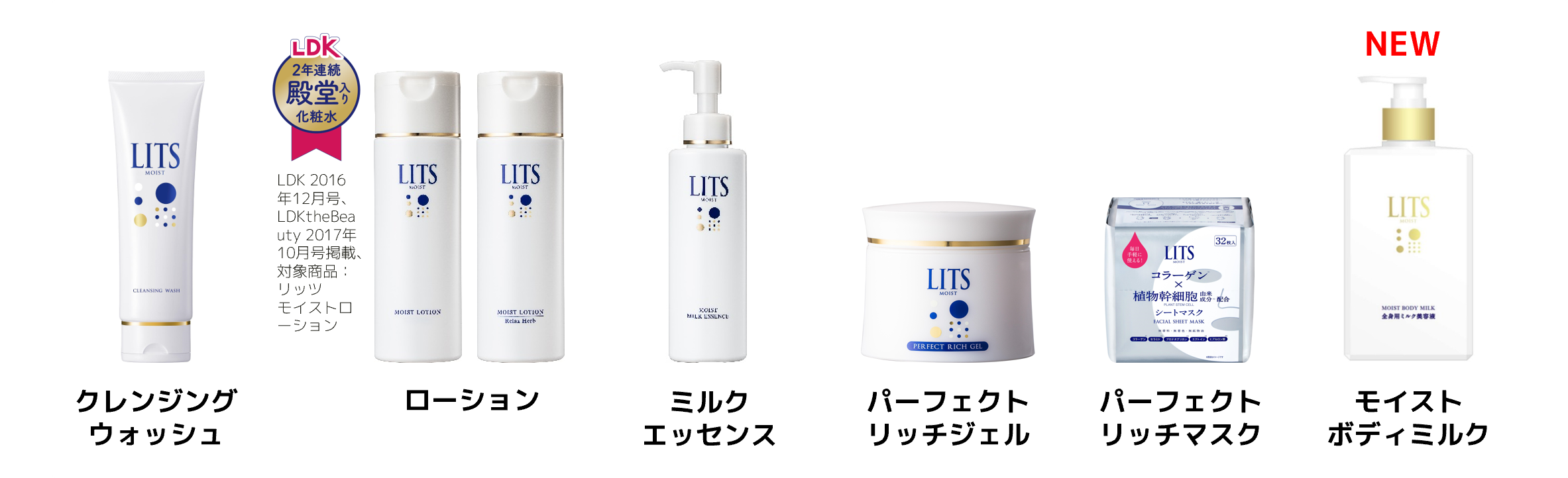 植物幹細胞コスメ※1 リッツからモイストシリーズ最高濃度のCICA成分※2