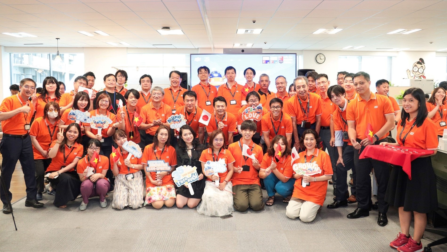 外国語教室、クラブ活動、国際女性の日、男性の日をはじめ、社内では多くの従業員向けイベントを開催し、幸せな職場環境づくりに努めています