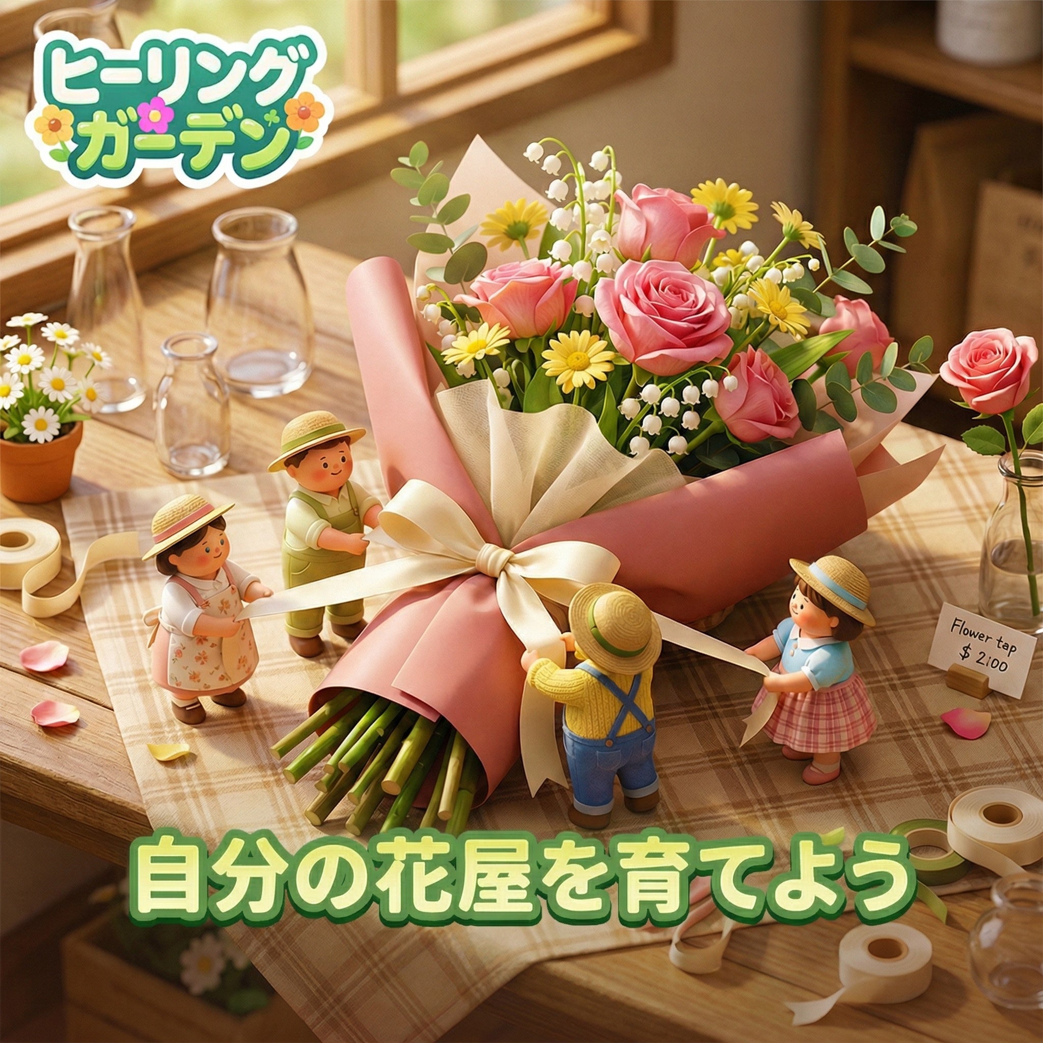 花屋経営ゲーム『The-Cozy-Florist』日本語版Ver.2.6本日配信！