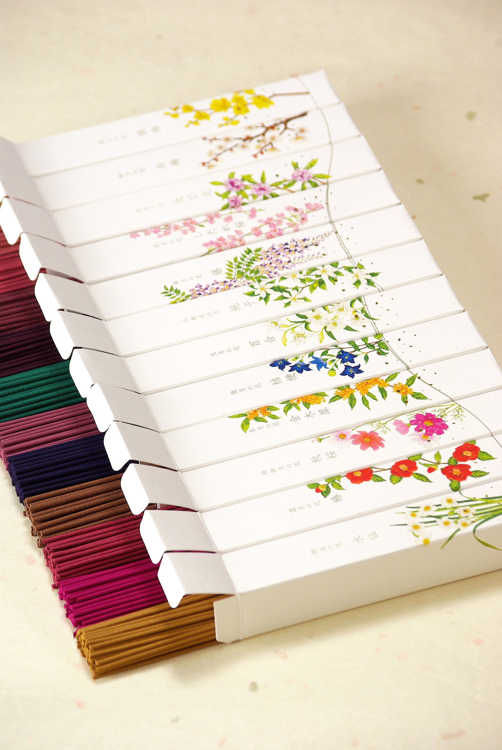 12種の花の香りのお線香