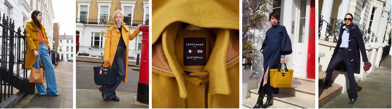 フランスとイギリスのサヴォアフェールが宿るコラボコレクション 「LONGCHAMP x GLOVERALL(ロンシャン x グローバーオール ...