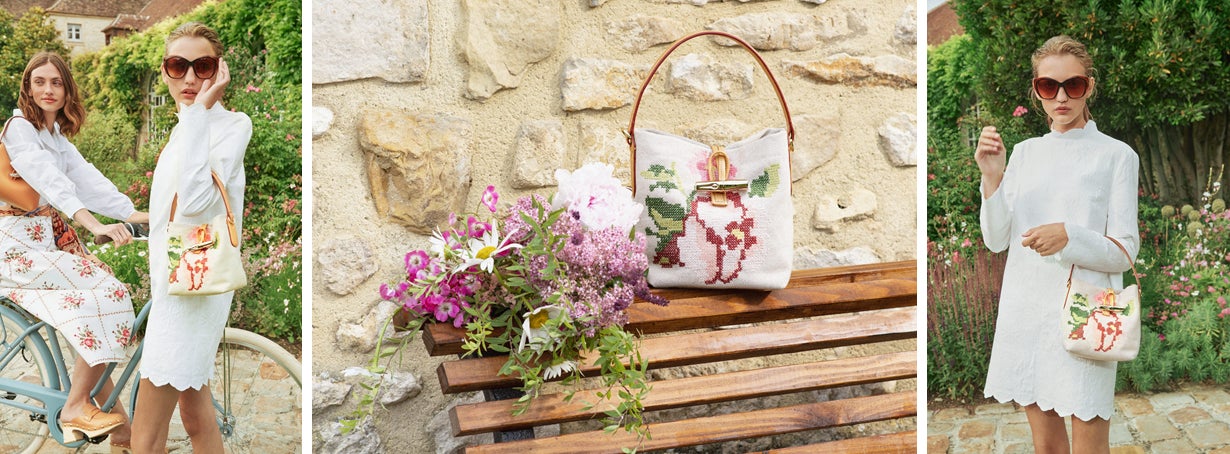 ロンシャンの「Roseau(ロゾ)」コレクションから、“プロヴァンスで ロンシャンの「Roseau(ロゾ)」コレクションから、“プロヴァンスで