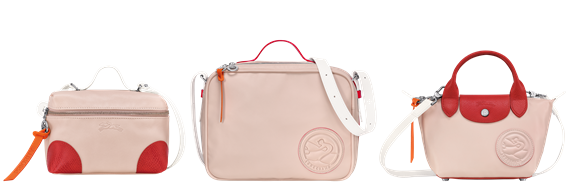 日本の折り紙に着想を得たコレクションのレザーラインが