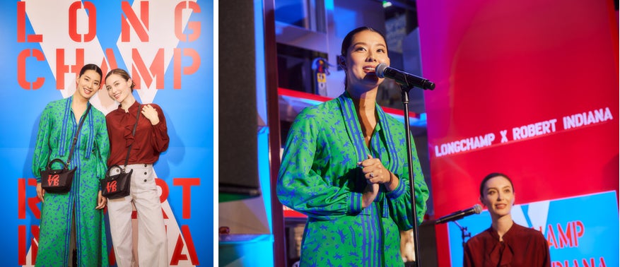 ロンシャンと「LOVE」を讃えて すみれさん&エミ・マイヤーさん共演で ロンシャンと「LOVE」を讃えて すみれさん&エミ・マイヤーさん共演で