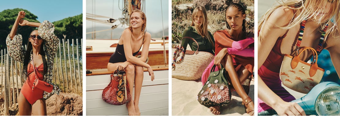 ロンシャンの「ル プリアージュ®」コレクションから、“サン=トロペで ロンシャンの「ル プリアージュ®」コレクションから、“サン=トロペで