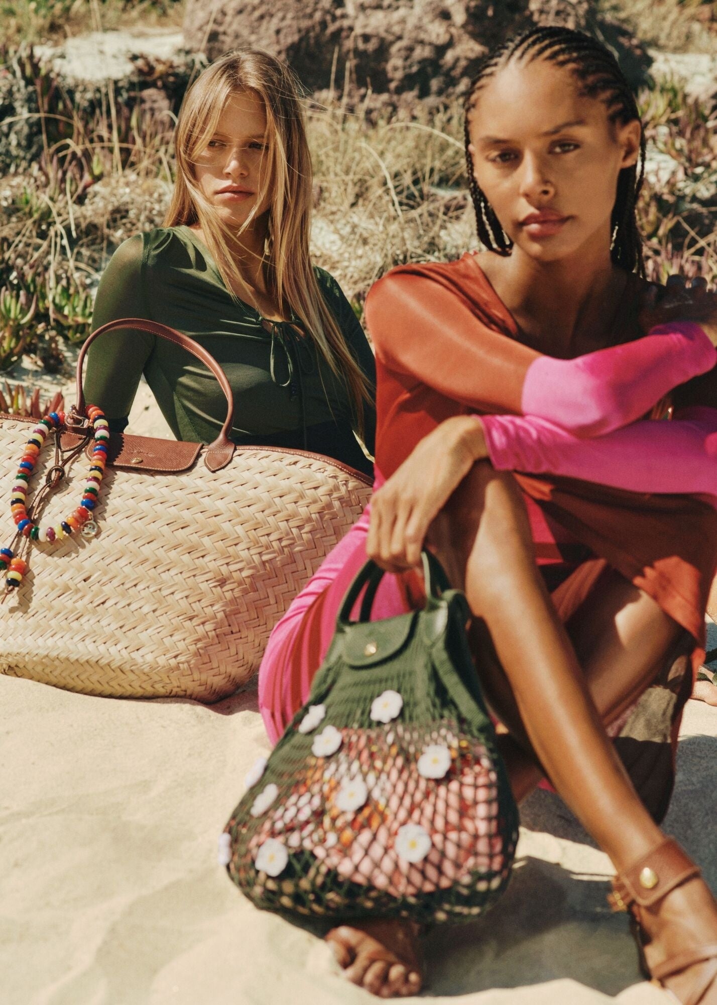 【女性らしさをup】LONGCHAMP サンダル パリ生まれの「ル プリアージュ®」が南仏 サン＝トロペ生まれの