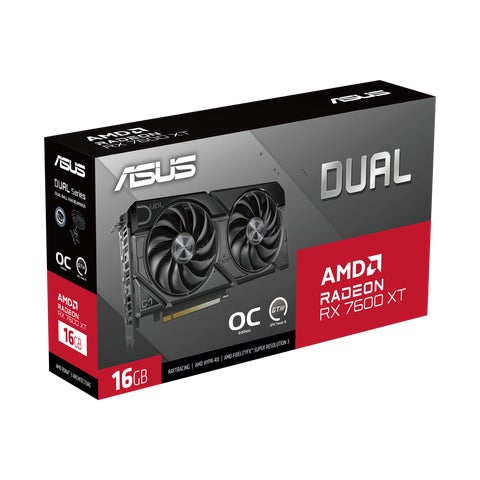 ASUSのビデオカードより、AMD Radeon™ RX 7600 XT搭載製品を2製品発表 ASUSのビデオカードより、AMD Radeon™ RX 7600 XT搭載製品を2製品発表