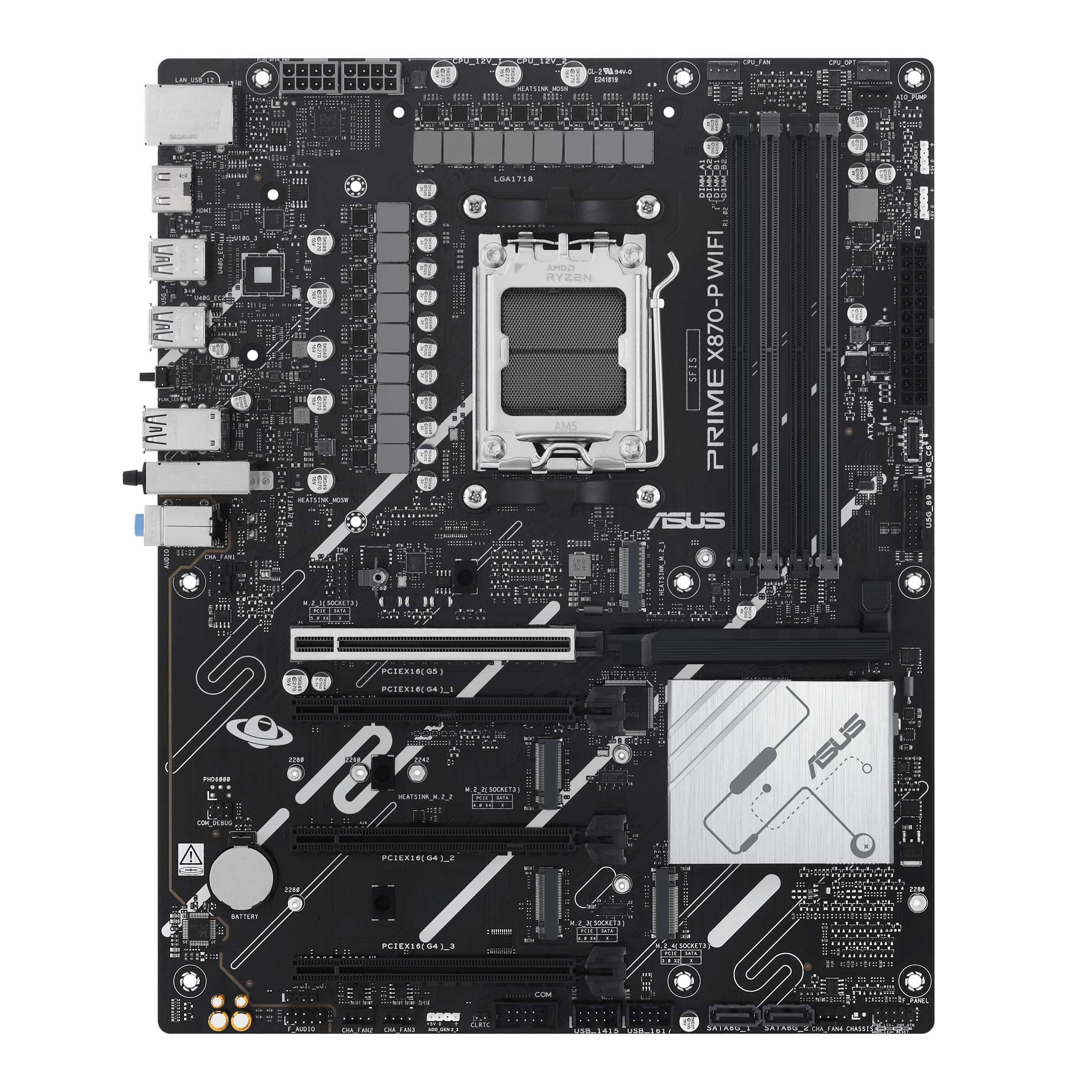 ASUSのマザーボードより、AMD AM5 ソケット対応のX870