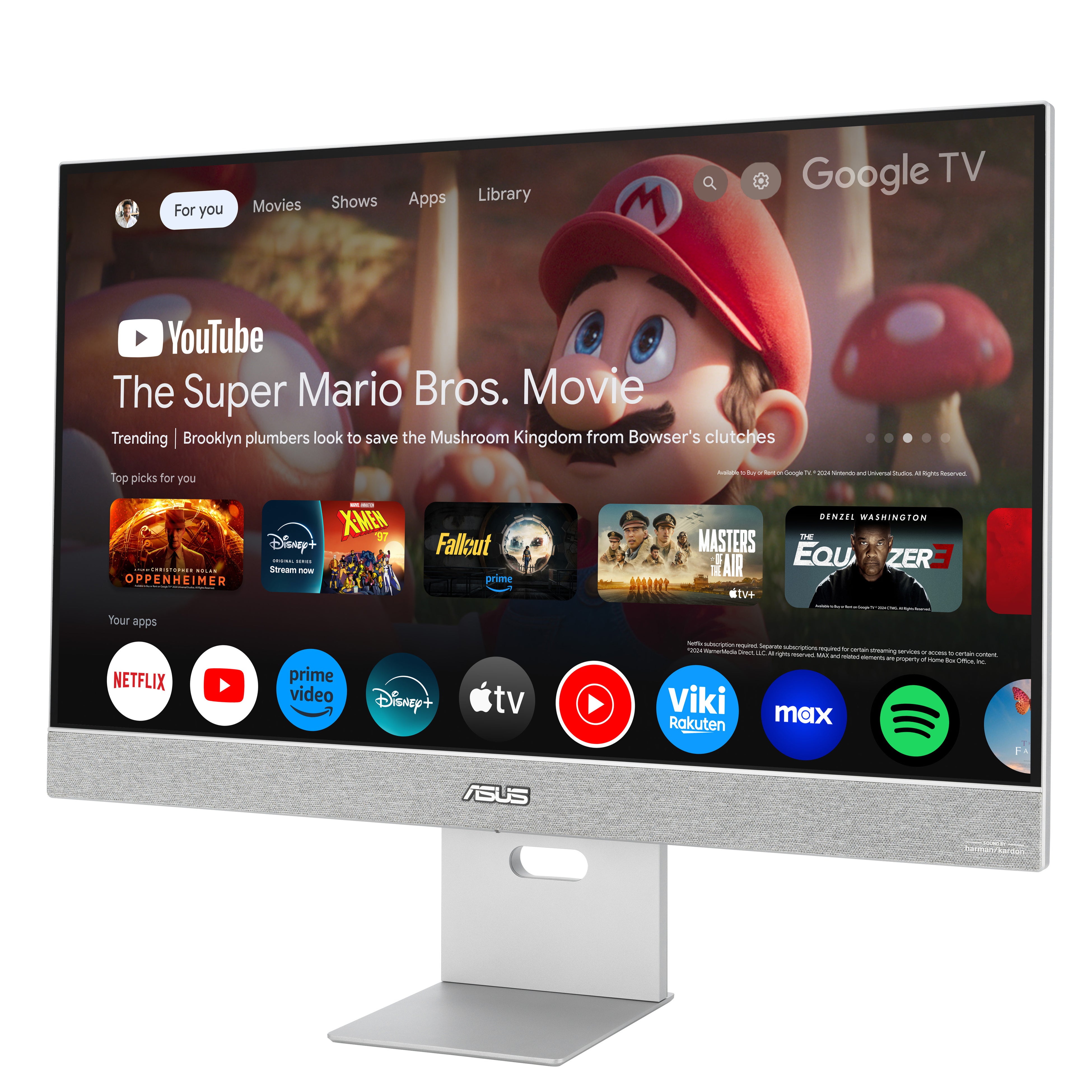 ディスプレイ・モニター本体 GoogleTV ASUS ZenScreen Smart Monitor 17808-1360-