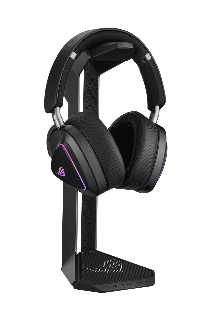 ROGより、アルミニウム合金フレーム採用のROGヘッドセットスタンド ROGより、アルミニウム合金フレーム採用のROGヘッドセットスタンド