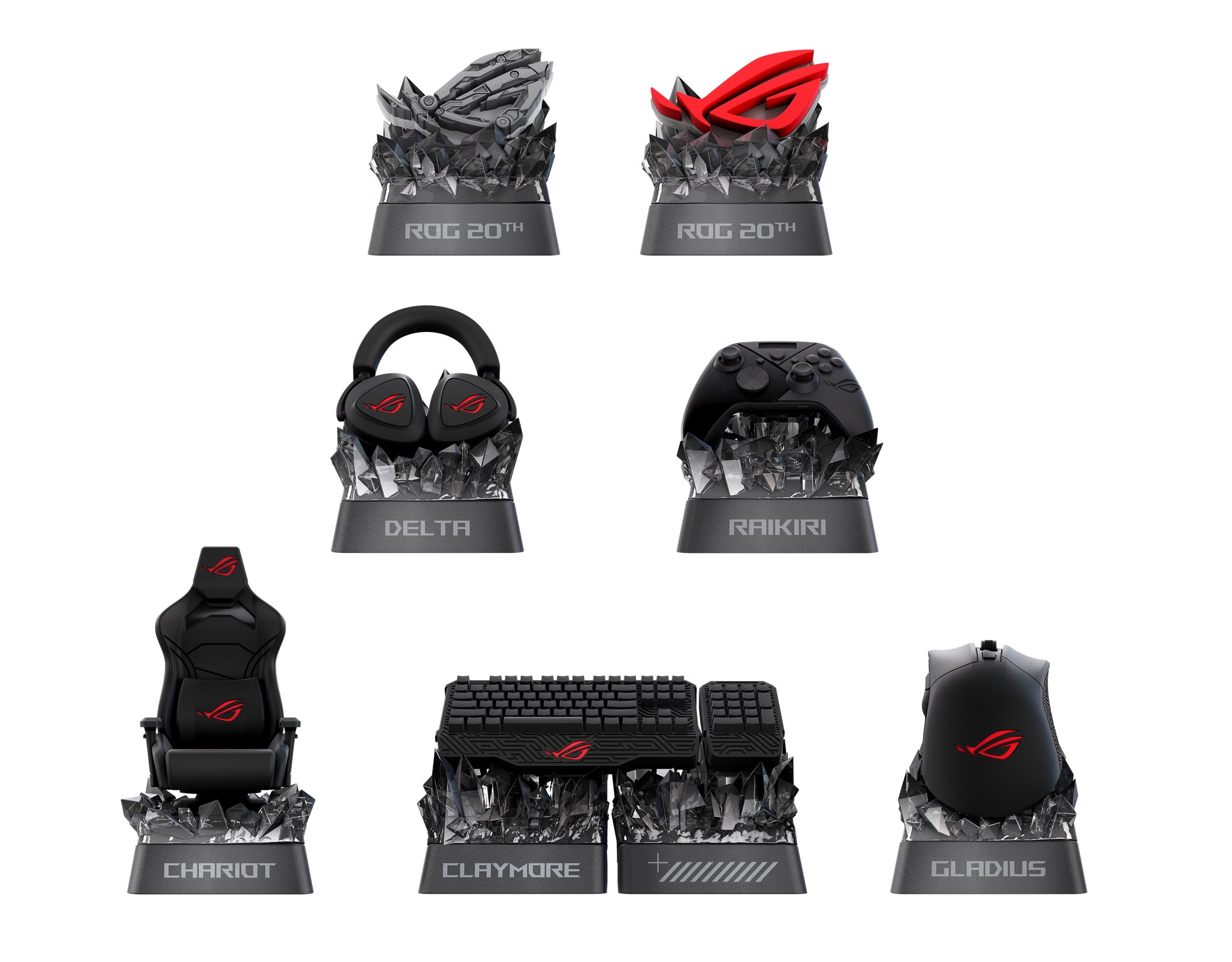 ASUS、ROGブランド20周年記念モデルのゲーミングモニターやアクセサリー3製品を発表 - 画像13