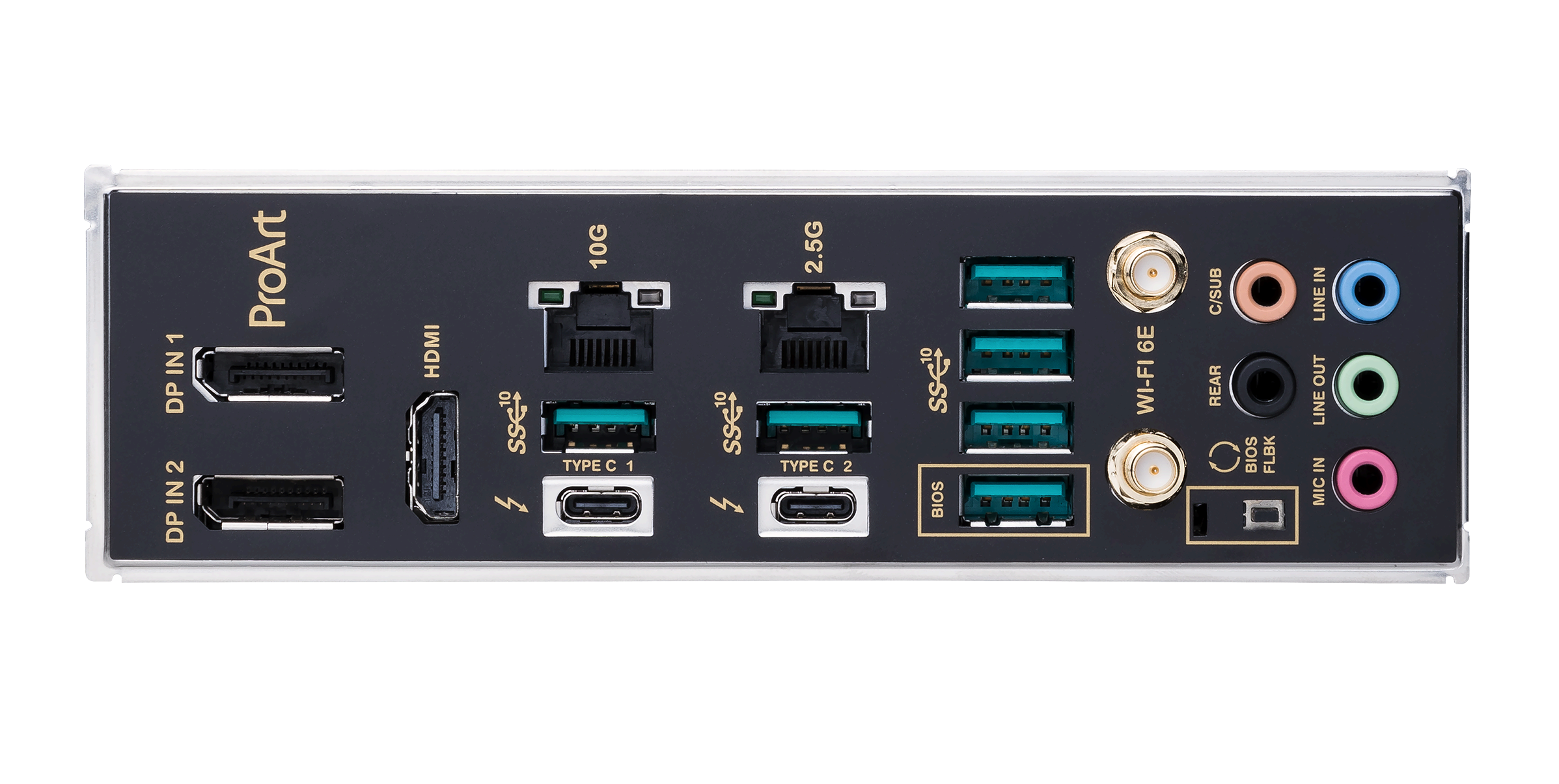 ProArt Z690-CREATOR WIFI IOポート