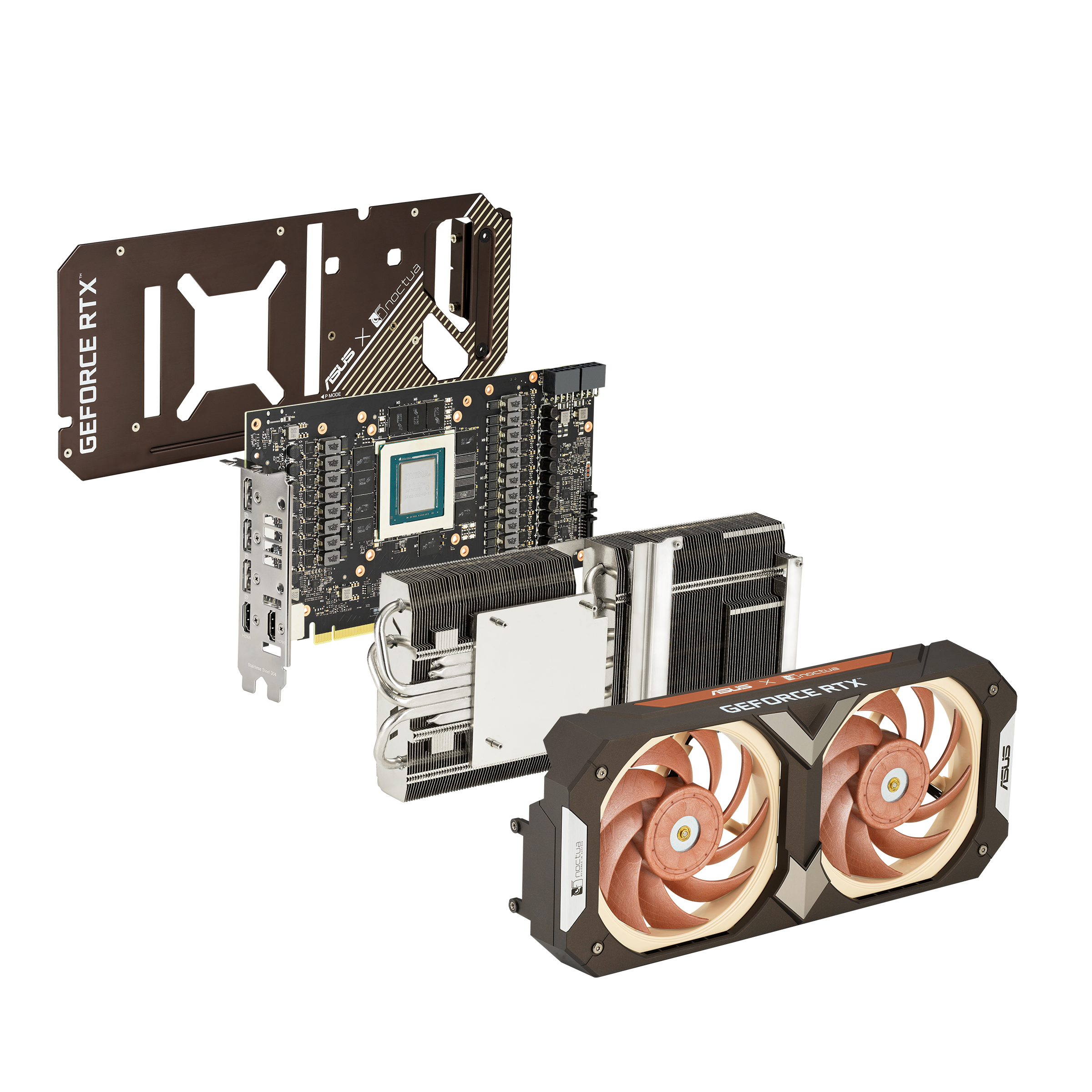 Noctuaと共同開発したクラス最高の静音性を誇る空冷式グラフィック