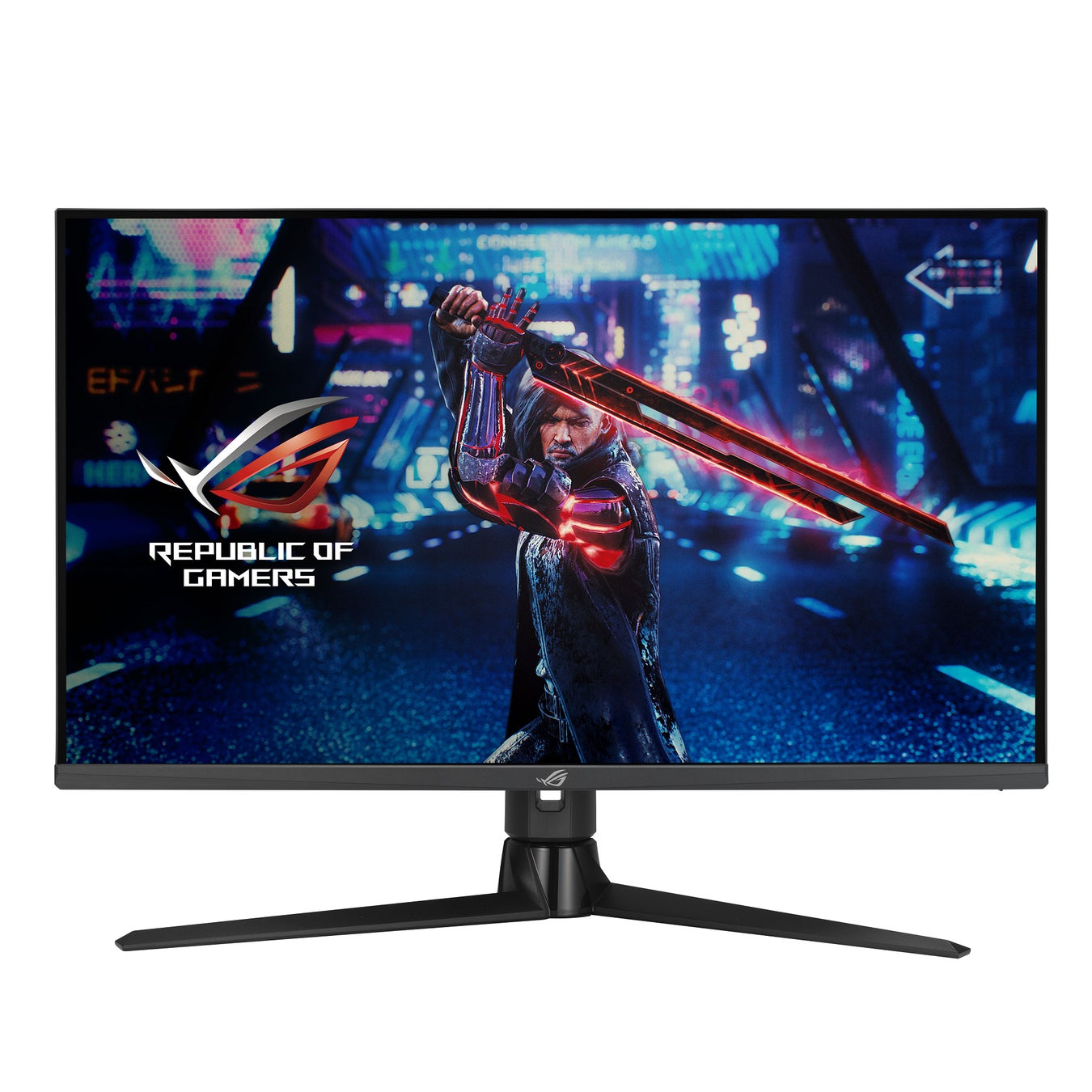 ASUS のゲーミングブランドRepublic of Gamersから160Hz、32型4K UHDの