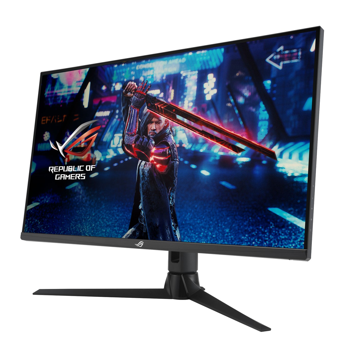 ASUS のゲーミングブランドRepublic of Gamersから160Hz、32型4K UHDの