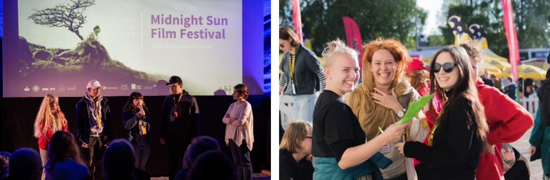 クレジット：（左）Anniliina Lassila、Midnight Sun Film Festival、Sodankylä（右）Sonja Tolonen、Midnight Sun Film Festival、Sodankylä