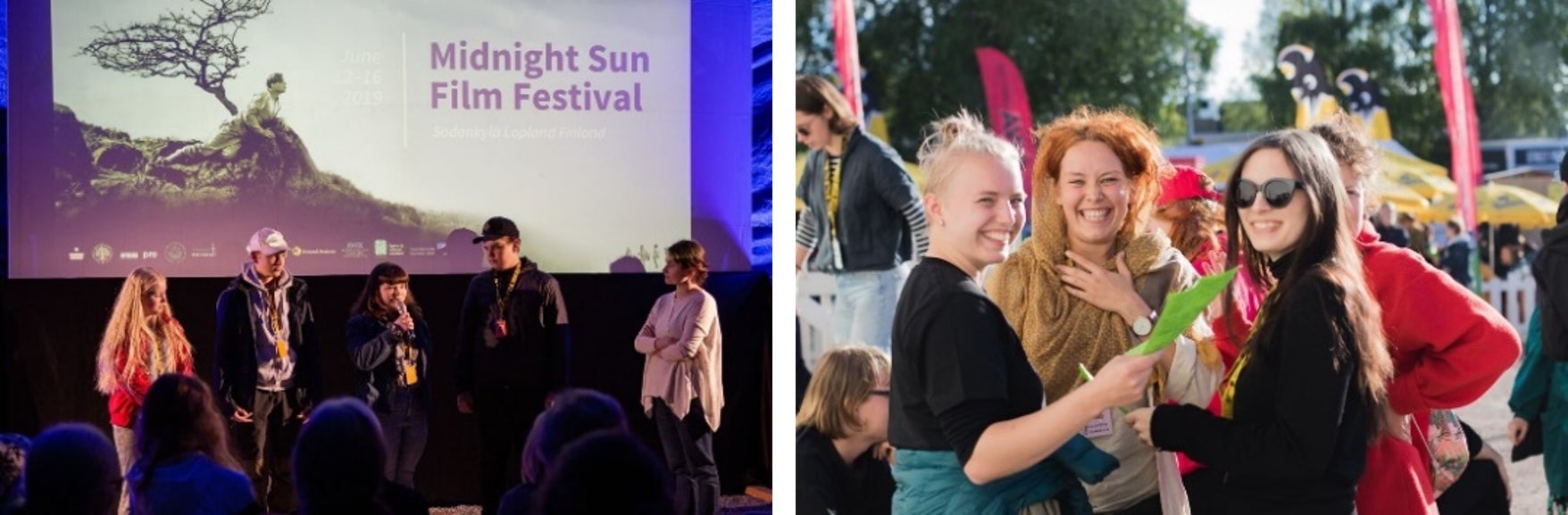 クレジット:(左)Anniliina Lassila、Midnight Sun Film Festival、Sodankylä(右)Sonja Tolonen、Midnight Sun Film Festival、Sodankylä