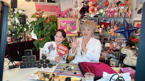 BIONIA LIVE配信の様子