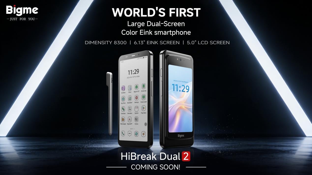 Bigme hibreak 通話機能あり カラーE Ink搭載スマホ「Bigme Hibreak Bigme hibreak 通話機能あり カラーE Ink搭載スマホ「Bigme Hibreak