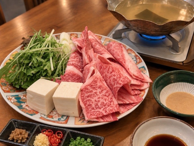 極上和牛の出汁しゃぶ