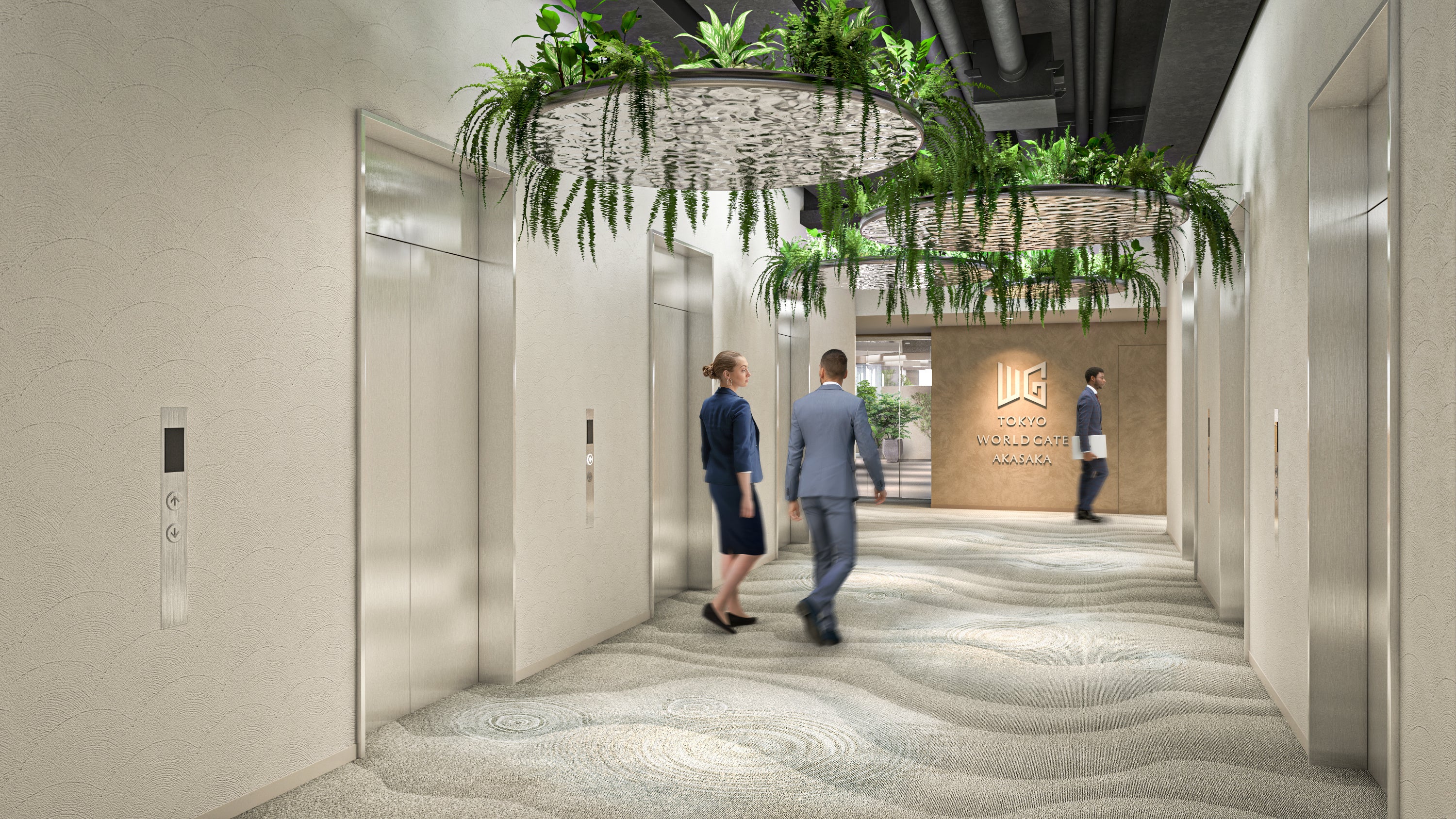 顧客企業独自のデザインが可能な共用部