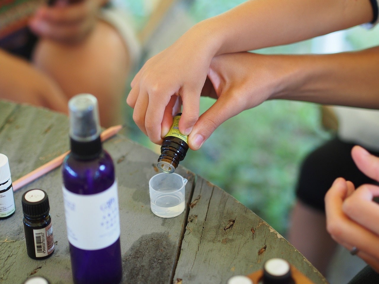 アロマ虫よけスプレー作りイメージ