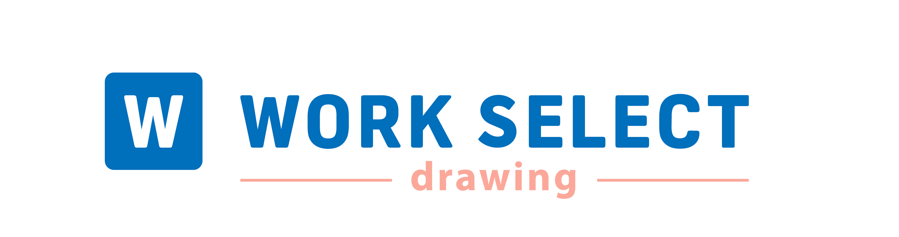 「WORK SELECT “drawing”」ロゴ