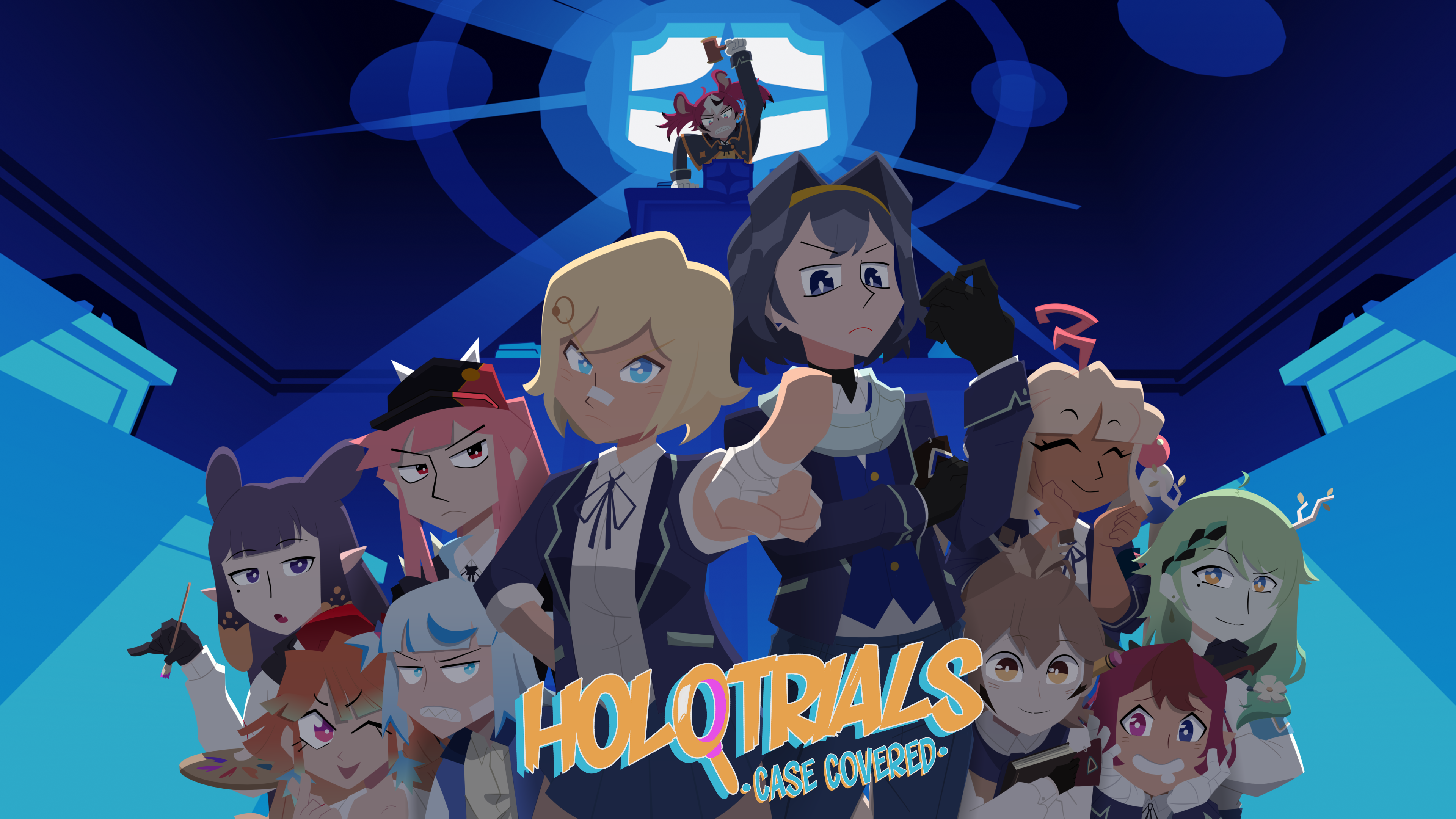 ホロライブENキャラで事件解決！無料ミステリーADV『HoloTrials』Steam配信決定