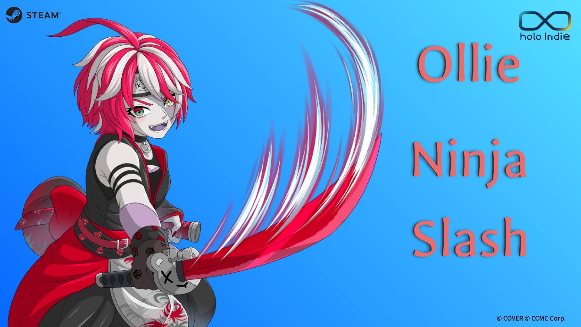 ホロライブVTuberクレイジー・オリーが主人公!高難易度アクション『Ollie Ninja Slash』Steam配信決定 ホロライブVTuberクレイジー・オリーが主人公!高難易度アクション『Ollie Ninja Slash』Steam配信決定